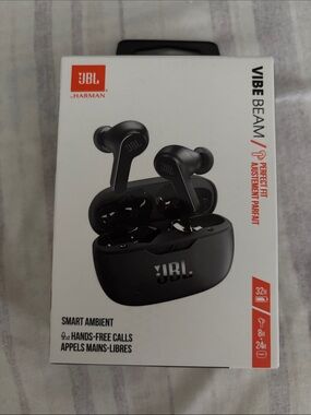 JBL Vibe Beam True Wireless Earbuds - Black